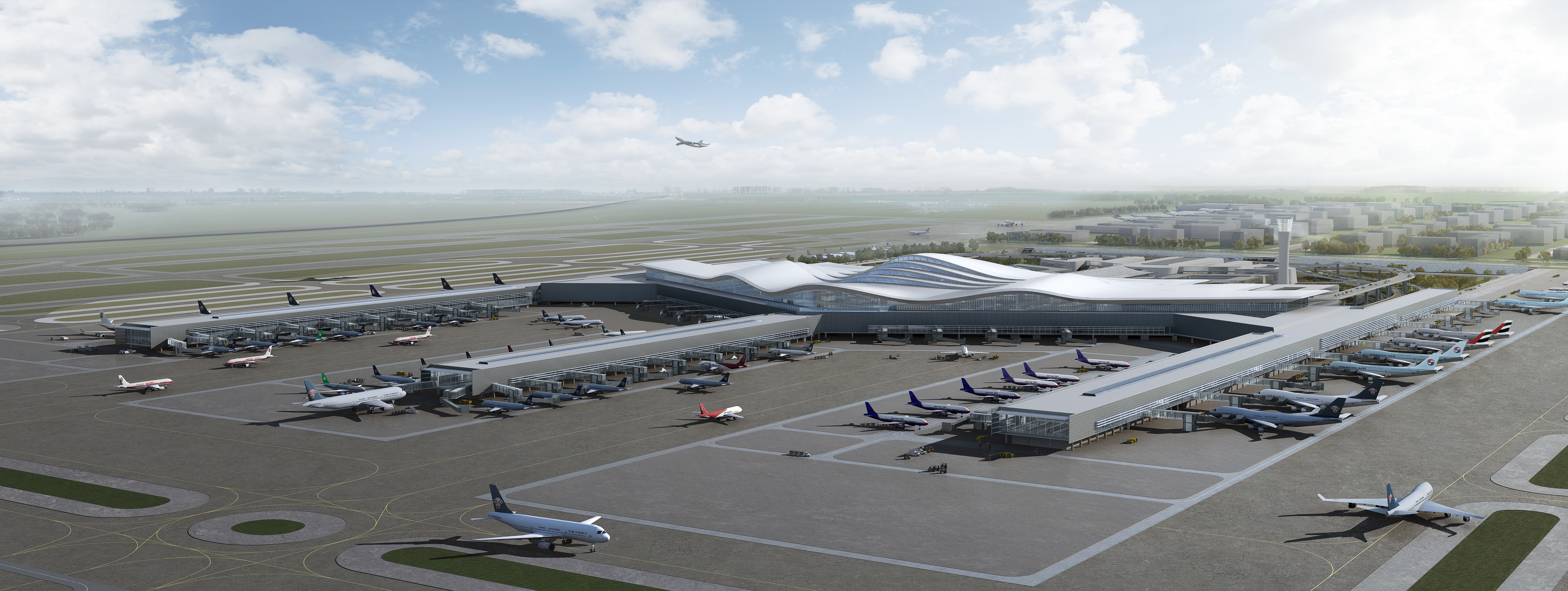 航站楼空侧鸟瞰图.jpg 航站楼空侧鸟瞰图.jpg